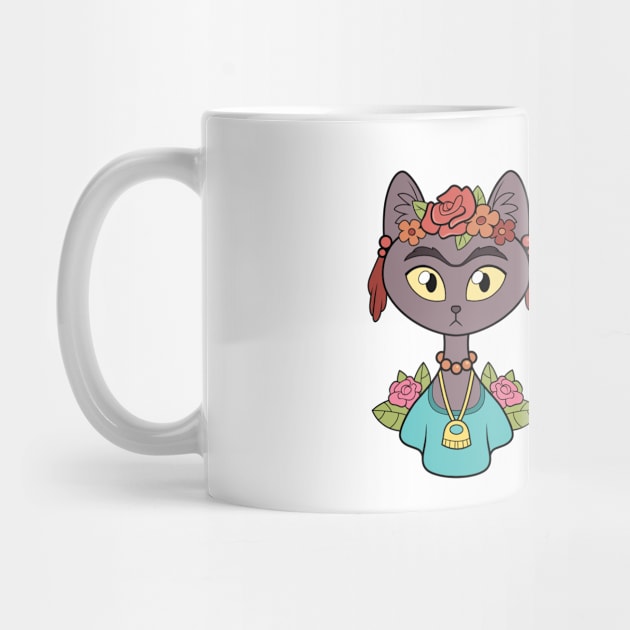 Cat Frida by mariamar